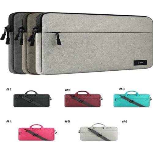 Hot Sale Soft Laptop Sleeve 11 12 13 14 15 15.6 Inch Laptop Bag Case for Macbook Air 13 Pro Retina 15 Notebook Bags Drop Ship