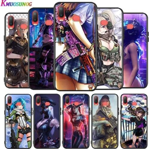 Shooting so cool gun for Samsung Galaxy A9 A8 Star A750 A7 A6 A5 A3 Plus 2018 2017 2016 Silicone Black Phone Case Soft Cover