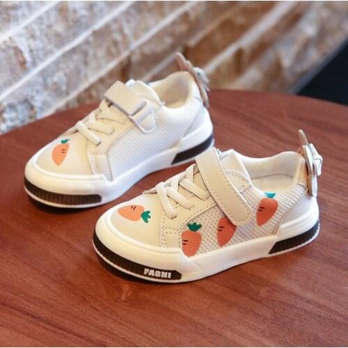 2021 Autumn New Korean Children Comfortable Shoes Girls Boys Airmesh Breathable Sport Shoes Kids Fashion Running Sneakers