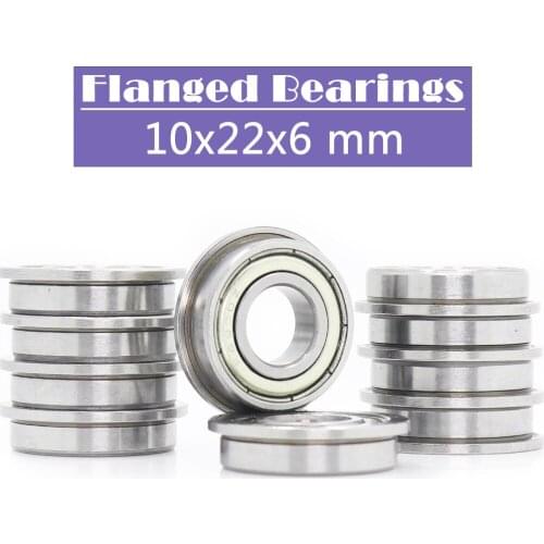 F6900ZZ Flange Bearing 10x22x6 mm ABEC-1 ( 10 PCS ) F6900 Z ZZ Flanged Ball Bearings