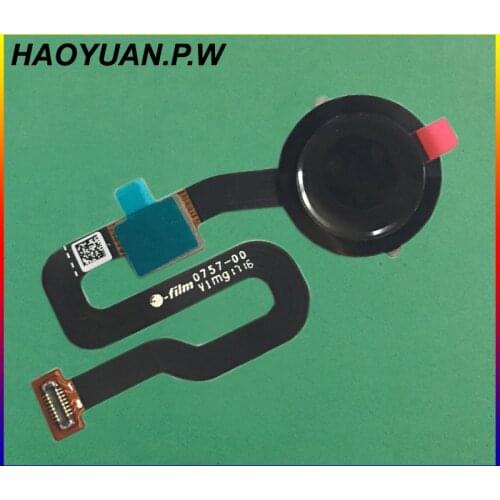 HAOYUAN.P.W Touch ID Fingerprint Finger sensor keypad home return button Flex Cable For ZTE Nubia Z17S NX595J BLACK
