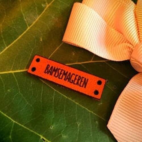 Personalize Labels for Handmade Products, Custom Leather Labels, Logo Labels Tags, Knitting Labels