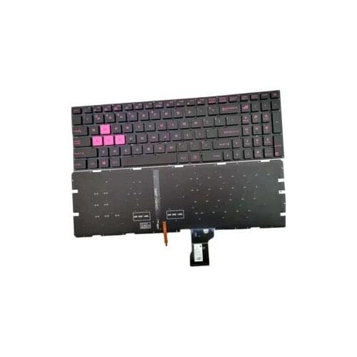 US red backlit keyboard for Asus Rog Strix GL702VI 0KNB0-6619US00 V156262HS