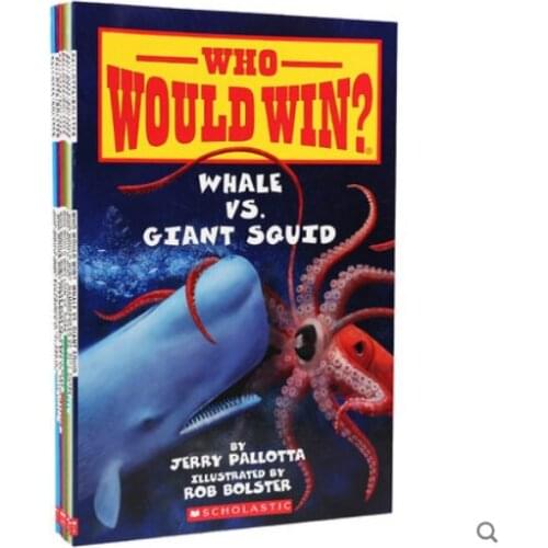 7-10 year 8 book/set Scholas Who Would Win Childrens English picture books English popular science books for primary children