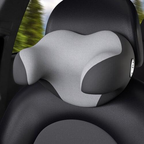 Comfort Car Automobile Interior Cushion Seat Memory Foam Headrest Sleeping Support Head Restraint For Kids Adults Universal