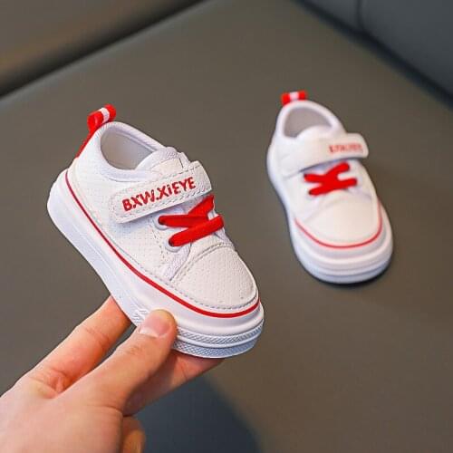 2021 Breathable Kids Shoes Toddler Baby Casual Shoes for Infant Girl Bottom Newborn Boy Outdoor Walking PU Leather Sneakers