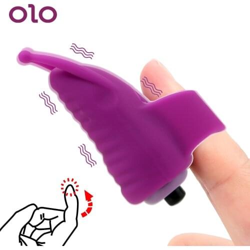 OLO Finger Sleeve Vibrator Bee Tentacles Clitoris Stimulation G-Spot Finger Massage Sex Toys For Woman Female Masturbator