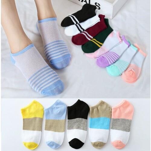 40pcs/20pair Summer Invisible Boat Socks Womens Short Socks Low Socks Slipper Shallow Mouth No Show Socks for Ladie Girls Meias