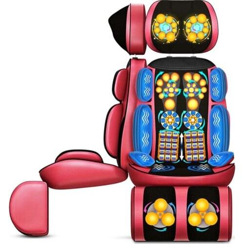 New Neck Shoulder Cervical massage cushion chair Full body massage cushion shiatsu Electric shiatsu cushion massager 220V