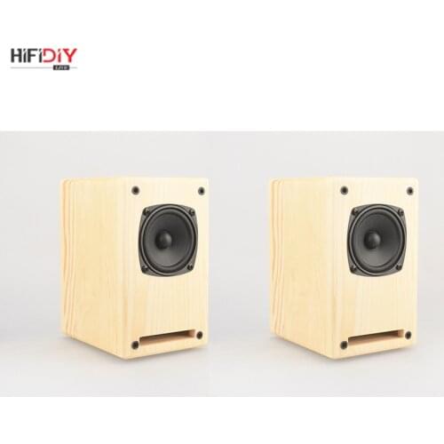 HIFIDIY LIVE 3 inch wood 15W*2 Passive 2.0 speakers HIFI Home/OFFICE desktop stereo audio Computer notebook speaker sound box A3