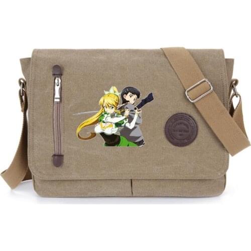 Anime Sword Art Online shoulder bag student bookbag Messenger Bags for Teens Boys Crossbodybag Women Travel Shoulder Bags