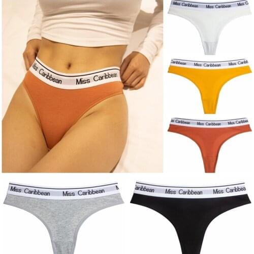 Sexy Lingerie Women Cotton Panties Finetoo Letter Low Waist Female Briefs Underwear Comfortable Underpants Women Intimates M-XL