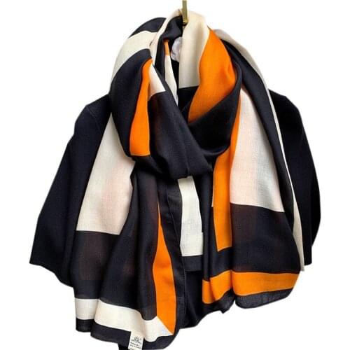 Women Scarf Spring Winter Warm Fashion Print Hijab Scarves Shawls and Wraps Lady Pashmina Headband Beach Stoles 2021New