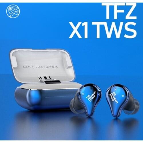 TFZ X1 Bluetooth 5.0 Balanced Armature IPX7 Waterproof HiFi In-ear Earphone with Charging Box TWS ture Wireless for iOS Android