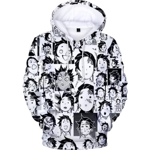 3D popular Japan Anime Demon Slayer Kimetsu No Yaiba Streetwear Harajuku Streetwear Casual Unisex/Kids Hoodies Sweatshirt