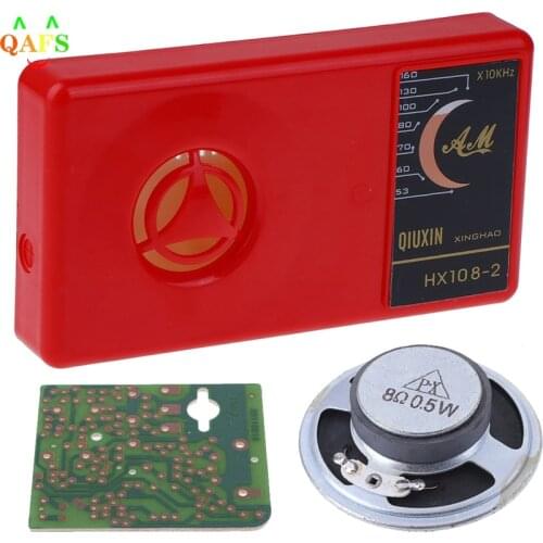 1 Set 7 Tube AM Radio Electronic DIY Kit Electronic Learning Kit HX108-2
