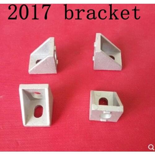 10pcs/20pcs 2020 2017 Corner Fitting Angle 20 x 20 x 17mm Decorative Brackets Aluminum Profile Accessories L Connector