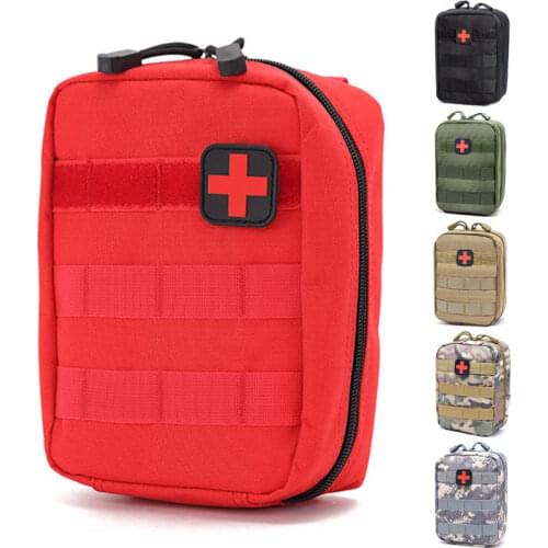 1000D Utility Molle Waist Bag Tactical Medical First Aid Kit Pack EMT Emergency Military Outdoor Hunting IFAK EDC Survival Pack