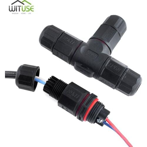 2Pin 3Pin 4Pin 5Pin Terminal Electrical Adapter IP68 Waterproof Cable Connector Set electrical Connector Wire Screw LED Light