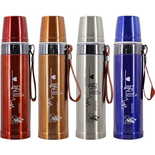 304 Iron Armor Bullet Vacuum Insulation Cup 750ml Large Capacity Outdoor Thermal Water Cup Pot High-End Gift Cup