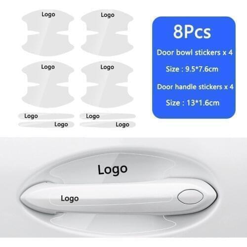 4Pcs Invisible Car Door Bowl Handle Protector Stickers For Mercedes Benz W205 W204 W203 W212 W211 W213 W210 W164 W124 A C E B