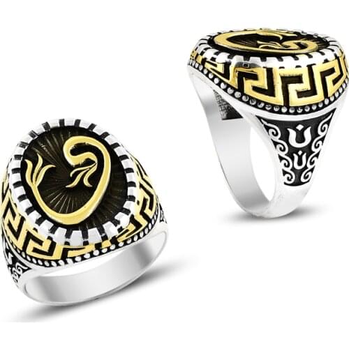 925 Silver Handmade Elegant Khalif Rings for Men