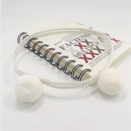 White Pom Pom Ball Kid Girls Headband Furry Sweet Fairy Hair Bands Fairy Baptism Elastic Stretch White Hairband 10pcs/lot