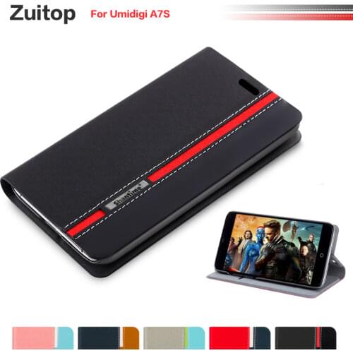 Cowboy PU Leather Phone Bag Case For Umidigi A7S Flip Case For Umidigi A7S Business Case Soft Silicone Back Cover