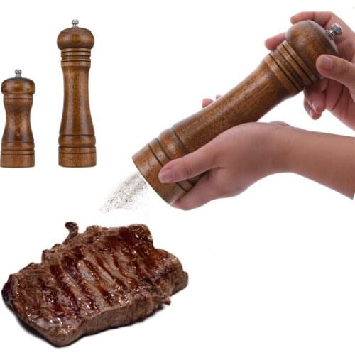 Wooden Salt & Pepper Grinders Salt And Pepper & Spice Grinders Mills Manual Pepper Mill Creative Kitchen Tools