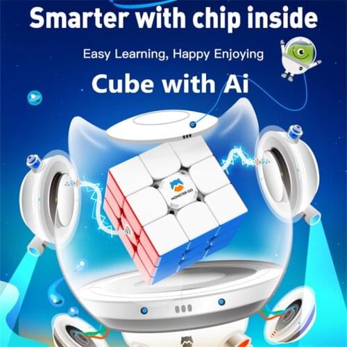 GAN Monster Go Ai I Magic Cube MG3 AI Stickerless APP Smart 3x3x3 Puzzle Speed Cubes