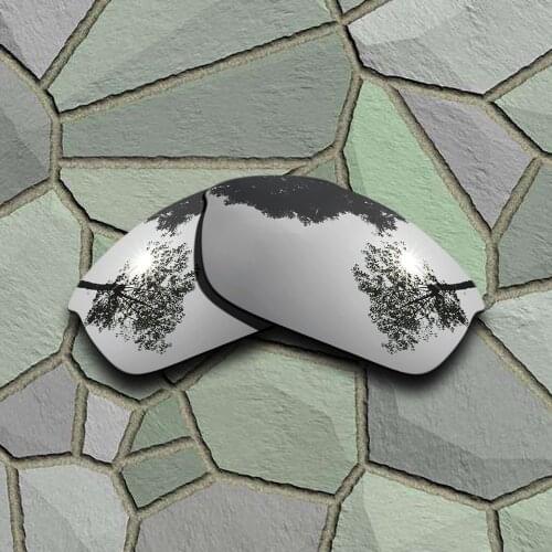Chrome Sunglasses Polarized Replacement Lenses for Oakley Flak Jacket