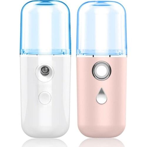 Nano Spray Hydration Instrument Mini Portable USB Rechargeable Handheld Facial Steamer Beauty Moisturizing Humidifier
