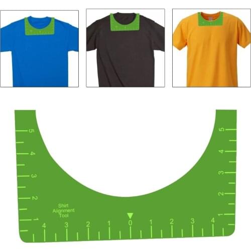 Tshirt Alignment Tool Ruler Guide Acrylic Clearly Marked Centering Sublimation H