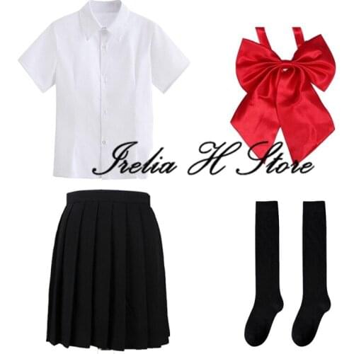 Anime Cosplay Hori Kyouko Cosplay Costume School Uniform JK Shirt Skirt Sweater socks