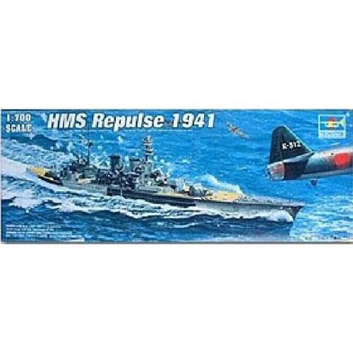 Free shipping HMS Repulse Assembly Model kits Modle building Trumpeter 1/700 scale