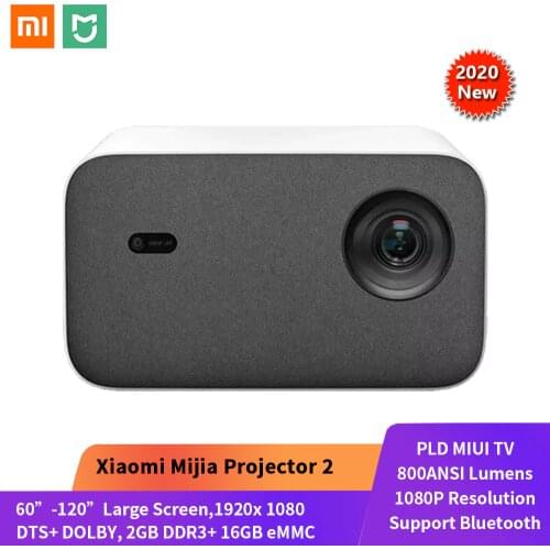 2021 Latest Xiaomi Mijia Projector 2 Laser 60"-120" 1080p Full HD Resolution MIUI TV Linkage loT Office Movie Support Bluetooth