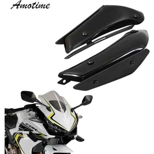 For HONDA CBR500R CBR 500R CBR 500R Motorcycle Fairing Parts Aerodynamic Wing Kit Fixed Winglet Fairing Wing CBR 500 R