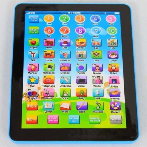 Tablet Multifunctional Learning Machine Childrens Birthday Gift Machine Point Early Toy Education Educational Reading For P6X0