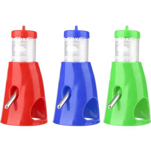 Plastic Water Bottle for Rodent Cage Hamster Pet Chinchilla Rabbit Ferret