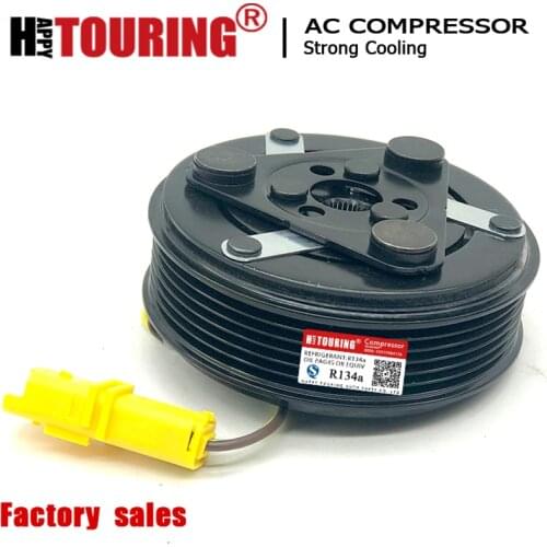 SD6C12 ac compressor Clutch for Peugeot 207 307 408 for Citroen C2 C4 9651910980 9678656080 6453QJ 6453QK 6453WK 6453WL 6487 08