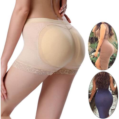 New Women Body Shaper Padded Butt Lifter Panty Butt Hip Enhancer Fake Hip Shapwear Briefs Push Up Panties Plus Size Booty Shorts