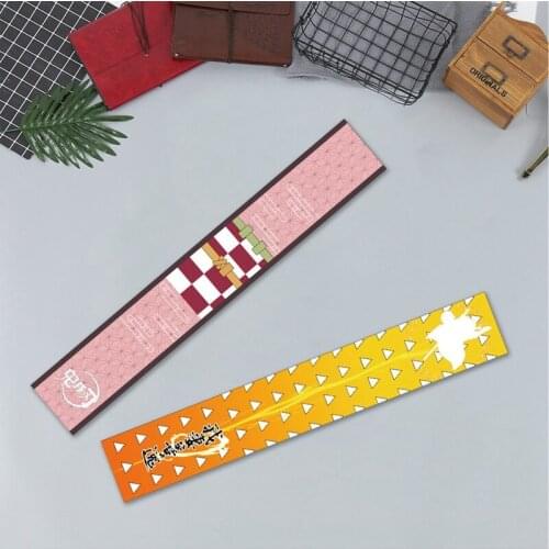 160*25cm Cosplay Anime Demon Slayer Scarves Kimetsu No Yaiba Tanjirou Nezuko Zenitsu Plus Cosplay Scarf Keep Warm Gift