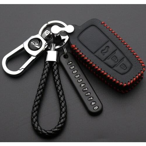 Luminous Leather Car Smart Key Cover Protective Case Holder For Toyota Camry CHR Prius Corolla RAV4 Prado 2017 2018 Accessories