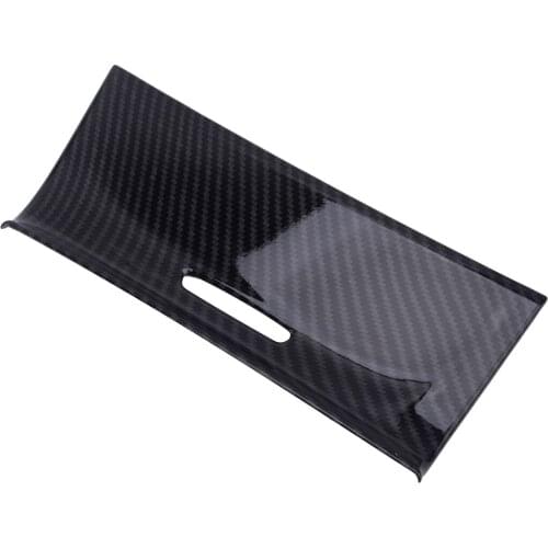 Carbon Fiber Style Cigarette Lighter Decor Cover Trim ABS Fit For Jeep Grand Cherokee 2011 2012 2013 2014 2015 2016 2017 2018