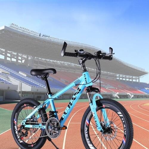 24 Inch 21 /24Speed Adjustable Steel Damping Double Disc Brake Mountain Bike Boys And Girls Big Kids Adults