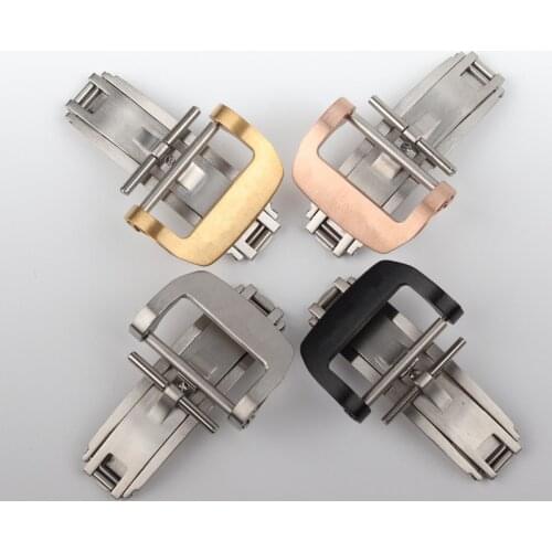 Top Quality 316L stainless steel Buckle size 20mm Watchband watch band strap buckle For Richard Watch Mille band Bracelet logo