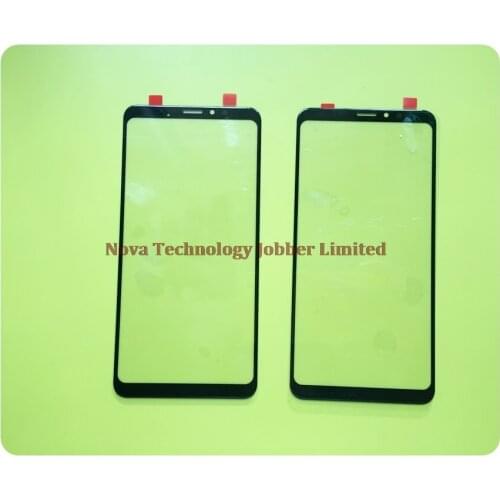Wyieno 10Pcs/Lot Note8 Black Outer Glass Screen For Meizu Note 8 M822Q Glass Lens Front Panel ( Not touch screen Sensor)