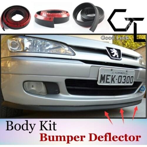 Motor Vehicle Body Modification Parts / Car Refitting Accessories / Auto Bumper Front Shovel Chin For Peugeot / Bumper Lip