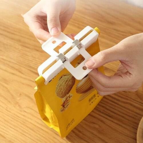 2PCS Portable New Kitchen Storage Food Snack Seal Sealing Bag Clips Sealer Clamp Plastic Tool Kitchen Accessories
