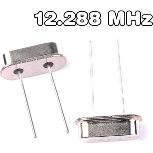 10PCS HC-49S 12.288M 12.288MHZ 12.288 MHZ Crystal Oscillator HC-49S